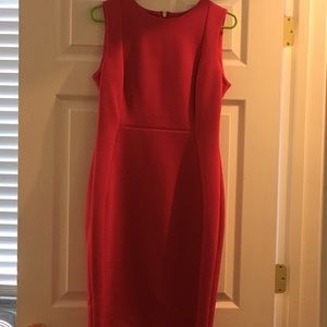 Pink Calvin Klein dress